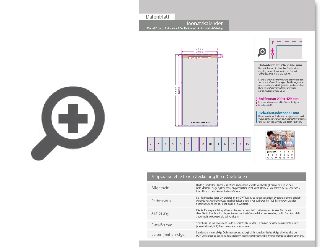 Product Bild monatskalender_15_blatt_(12_monate_+_2_deckbl__tter_+_1_schlussblatt)__einseitig_bedruckt_4_0_farbig__21_0_x_42_0_cm