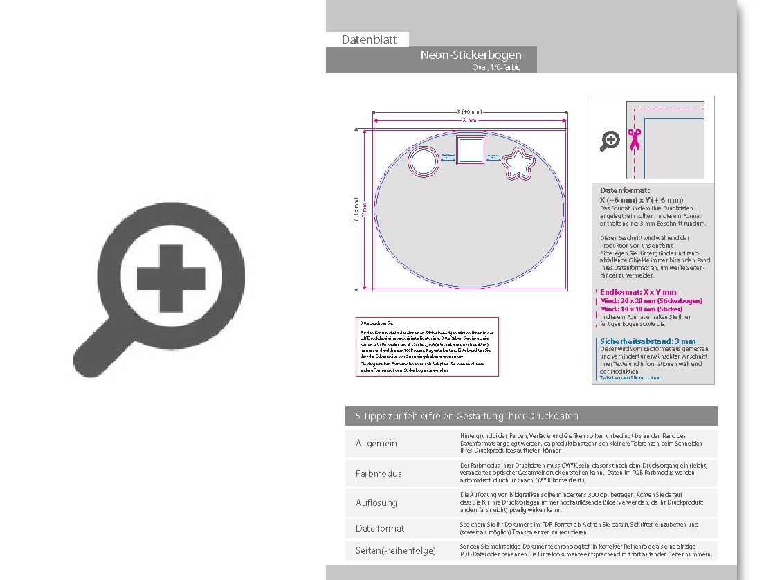 Product Bild neon-stickerbogen_1_0_farbig_bedruckt_oval_(oval_konturgeschnitten)